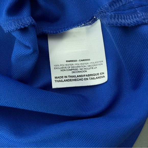 Nike Golf Dri-Fit Cubs MLB Polo Short Sleeve Blue Men's XL Shirt - Picture 8 of 9